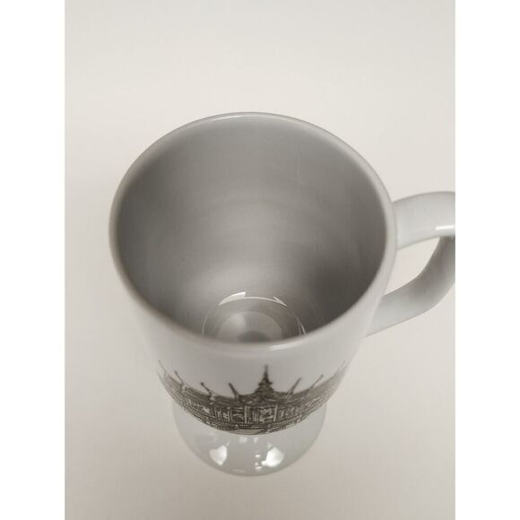 Kaysons International Pedestal Coffee Mugs Lot Of 4 Vtg 1965 Historical Landmark - Picture 7 of 12